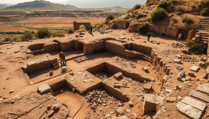 excavation site since the bronze age