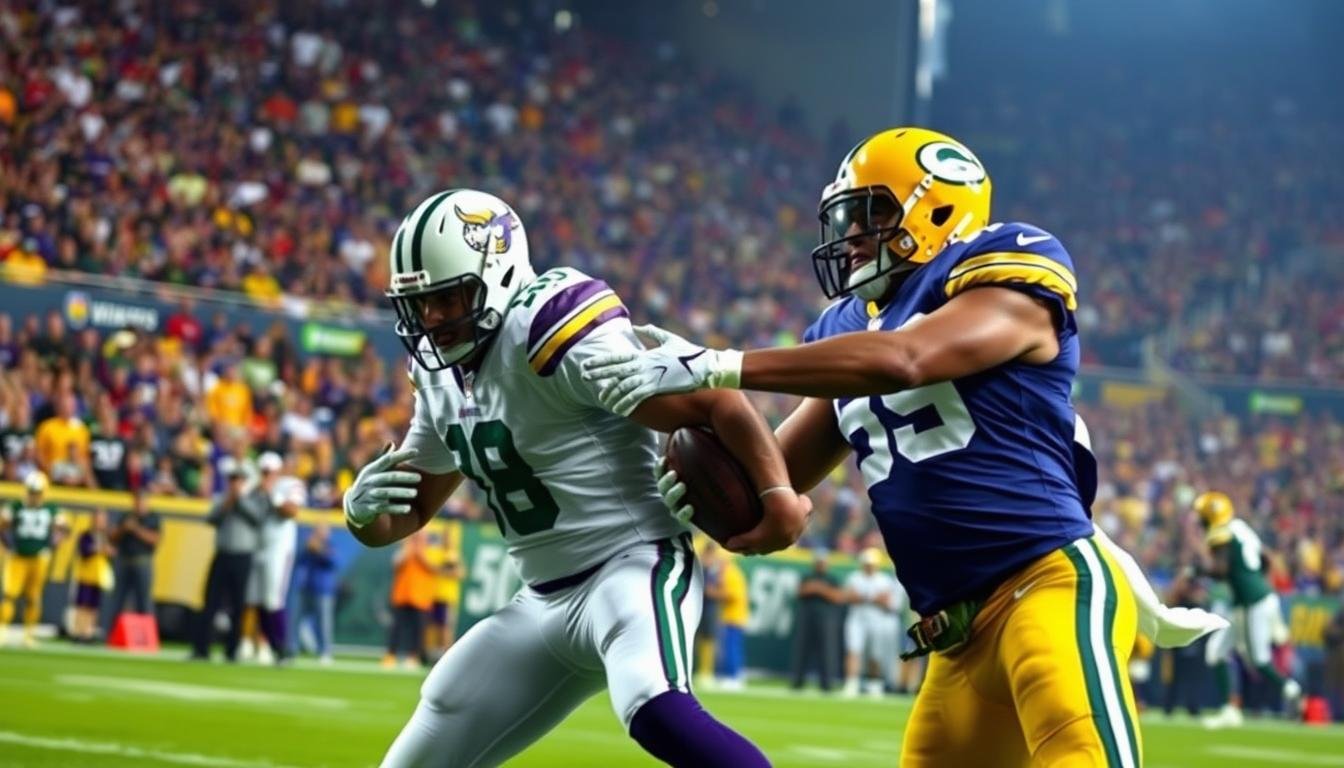 minnesota vikings vs green bay packers match player stats