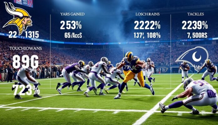 minnesota vikings vs los angeles rams match player stats