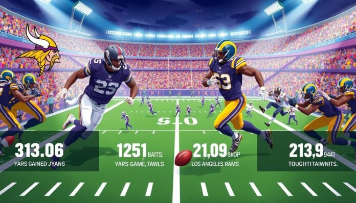 minnesota vikings vs los angeles rams match player stats