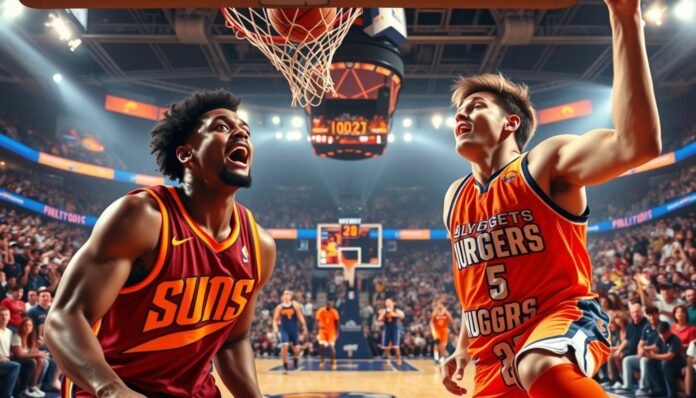 phoenix suns vs denver nuggets match player stats