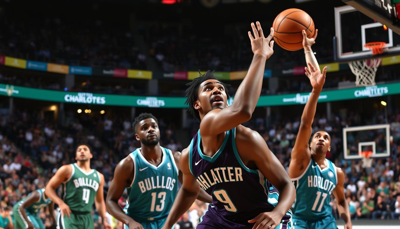 milwaukee bucks vs charlotte hornets match player stats